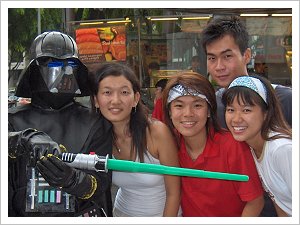 I took a picture with the Dark Lord!